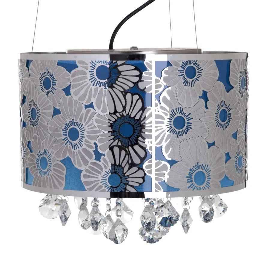 Klosz Sufitowy Liść z Kryształami Ø 40 cm